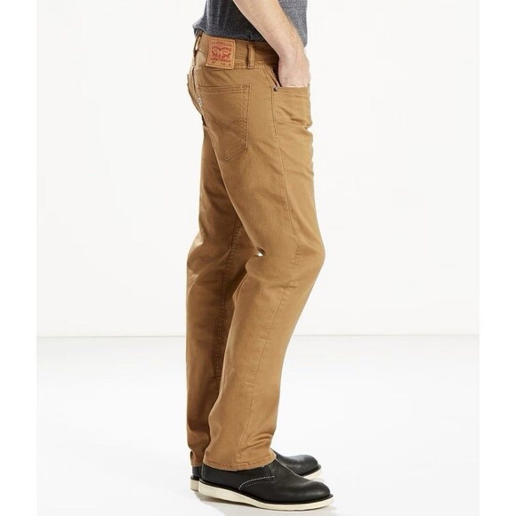 Levi's 505 Straight Fit Men’s W32 L34 2-Way Comfort Stretch Slub Twill Jeans - Picture 4 of 16